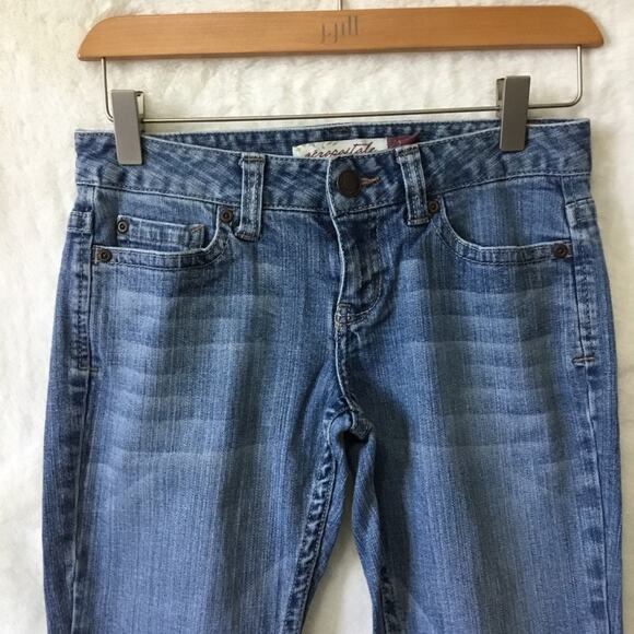 Aeropostale Blue Hailey Skinny Flare Jeans - Picture 3 of 16